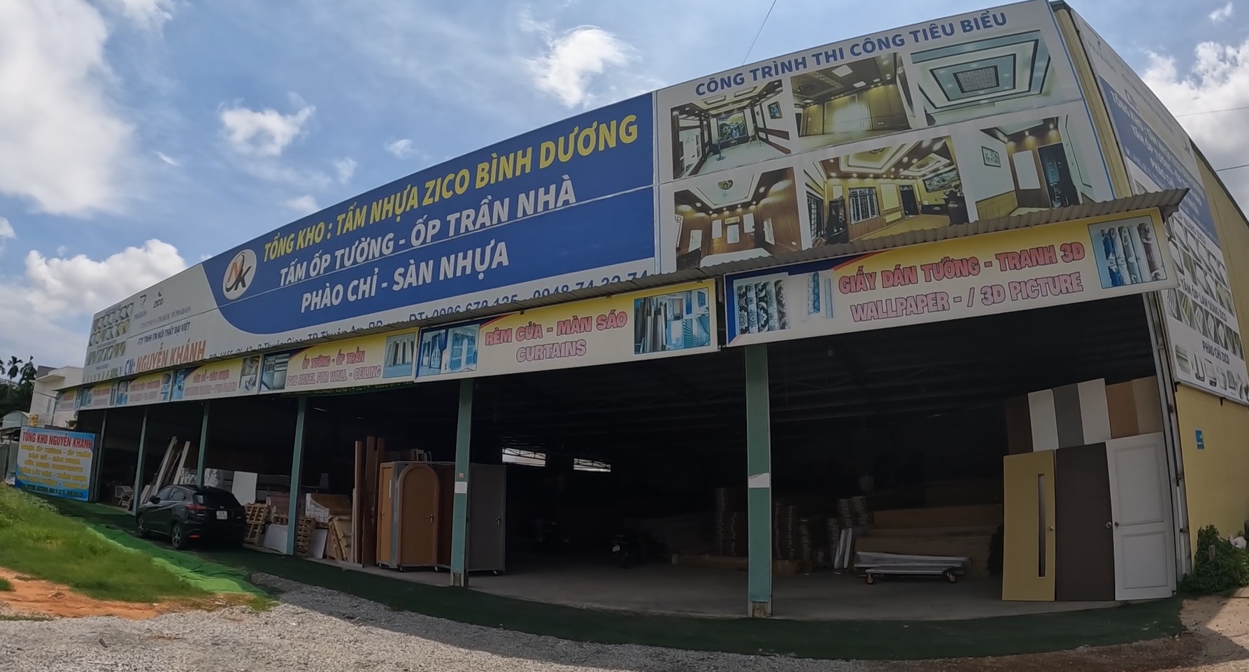 thi công trần nhựa ốp tường nhựa bình dương